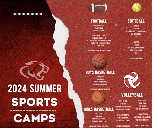 2024 SUMMER ATHLETIC CAMPS